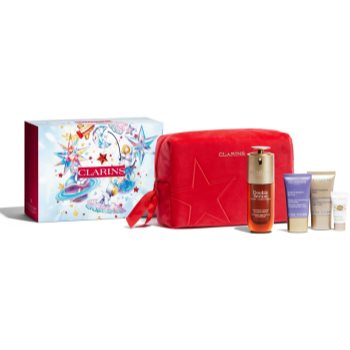 Clarins Double Serum & Nutri-Lumière Collection set cadou pentru ten matur Luminosity - imagine 2